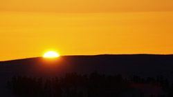 長野・美ヶ原の夕暮れの写真　高解像度の壁紙